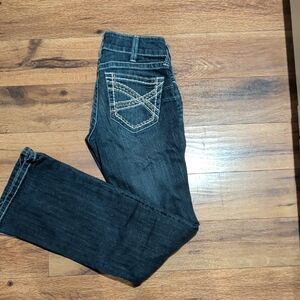 Elegant Black Boot Cut Women's Jeans